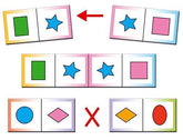 Frank Shapes & Colours Domino Game – 28 Cards for Ages 3 & Above